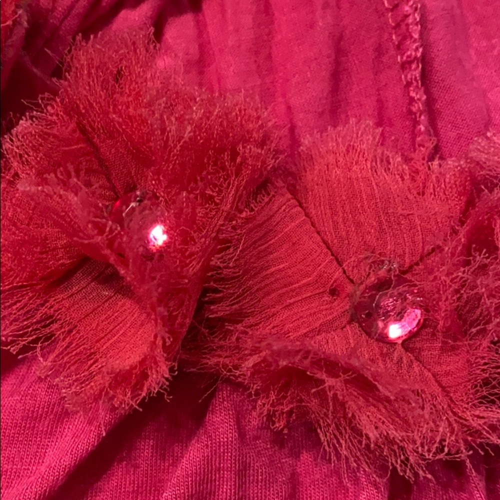 ~Color In Motion~ “Barbie” Hot Pink Swing Crop Top